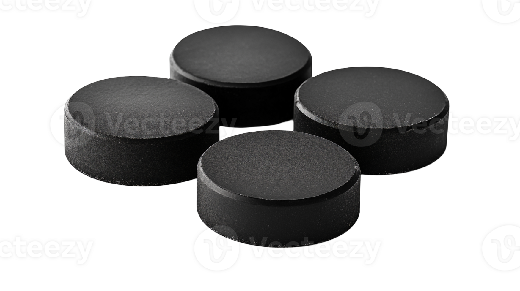 hockey pucks isolated on transparent background png