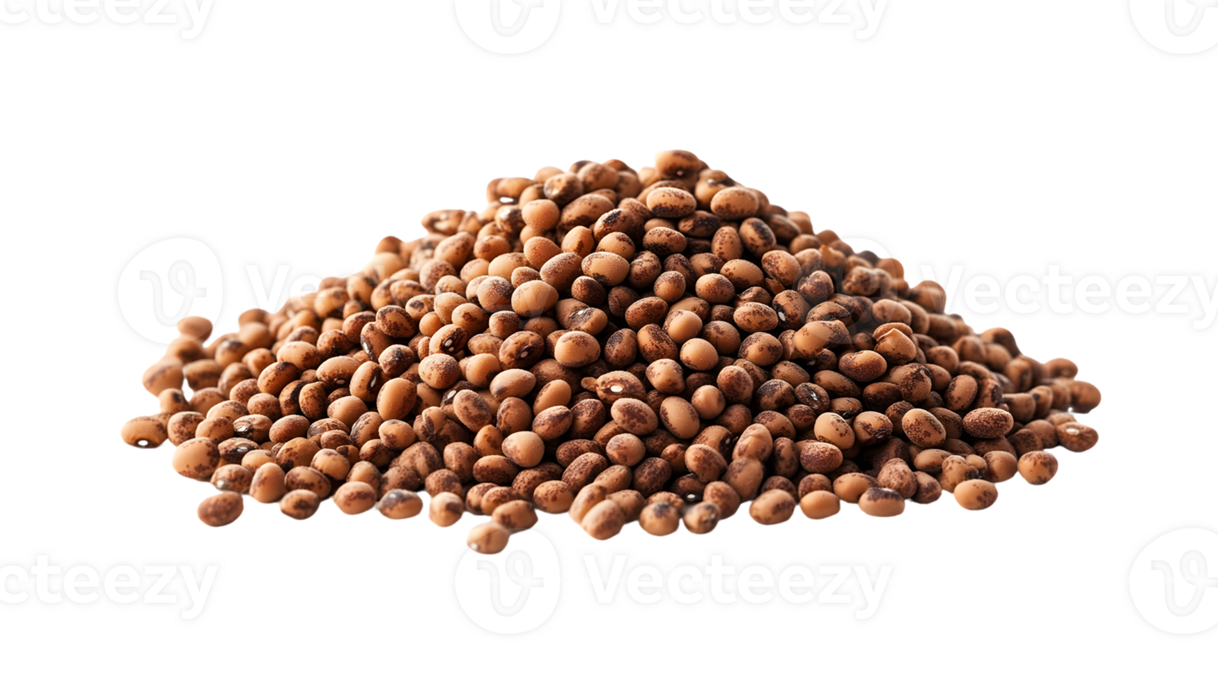 Pile of Brown Speckled Beans png