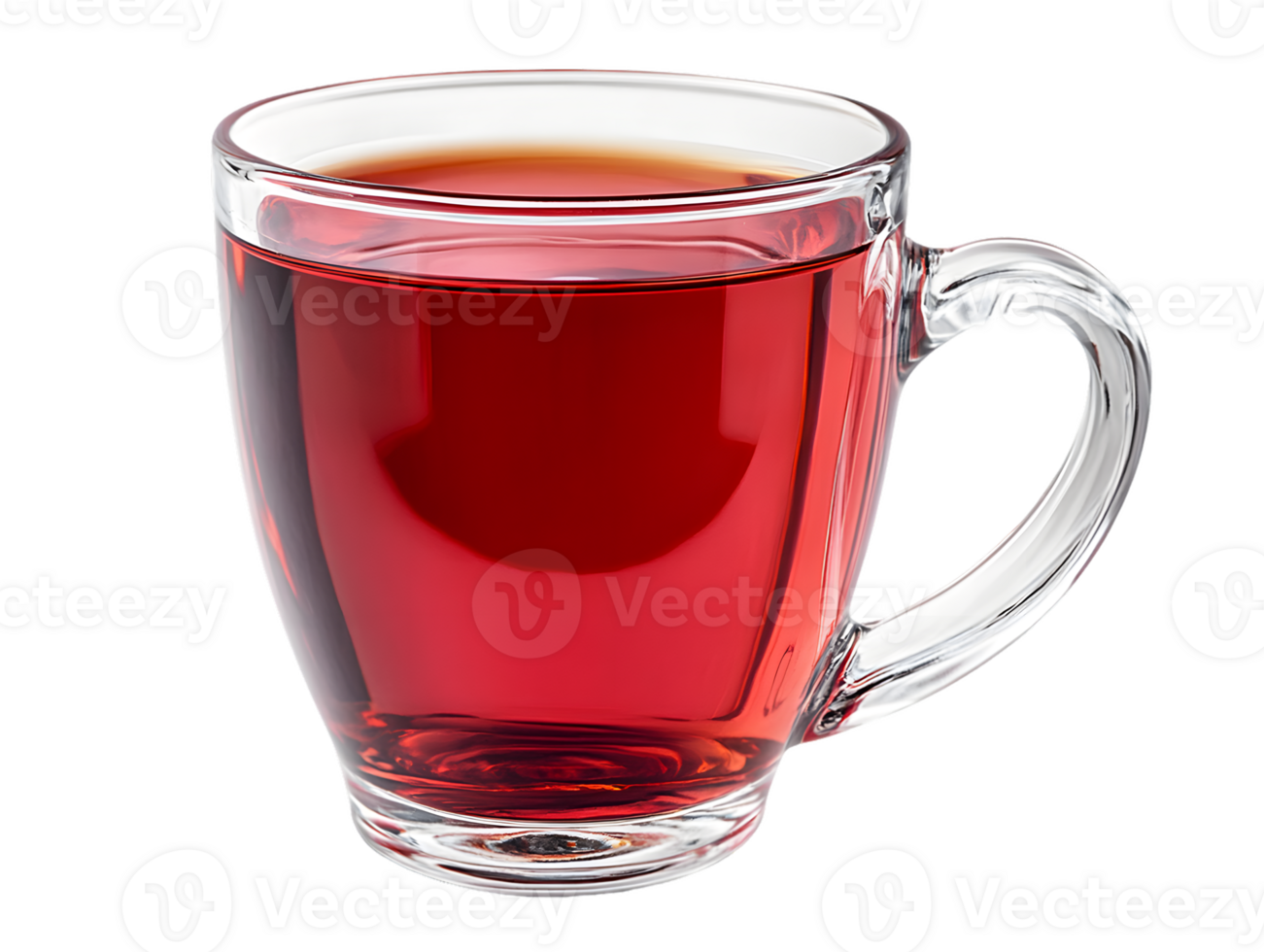 Red Liquid in Clear Glass Mug png