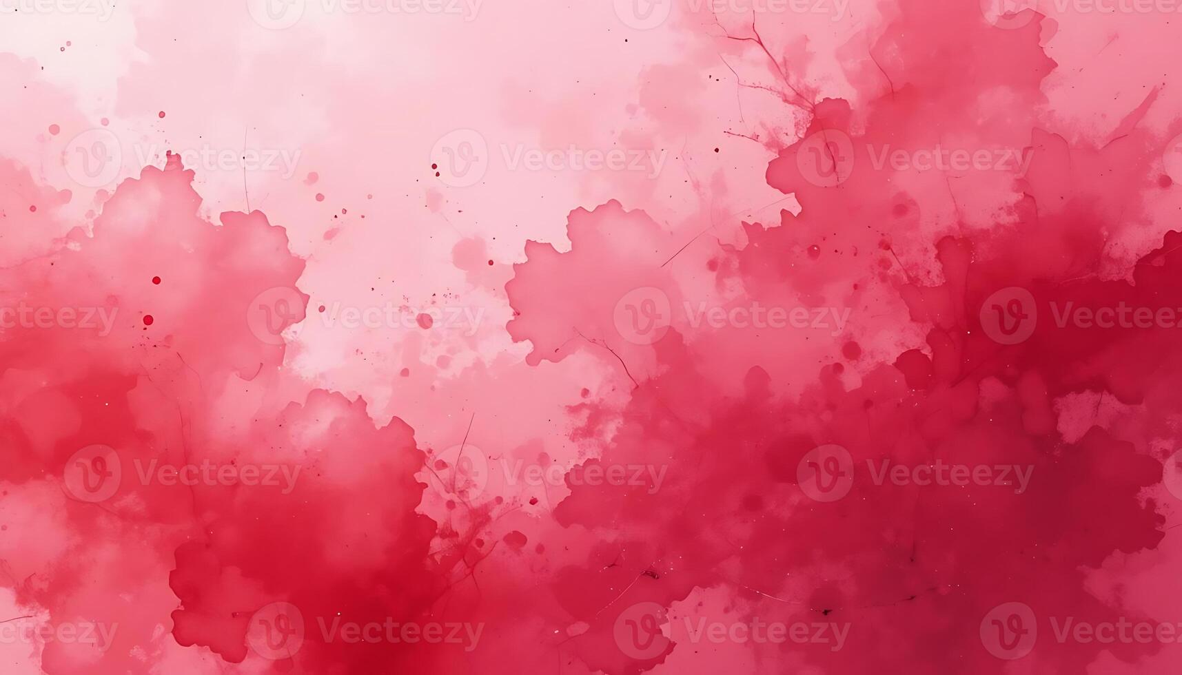 Dancing Colors Fluid Watercolor Symphony in Crimson and Blush photo
