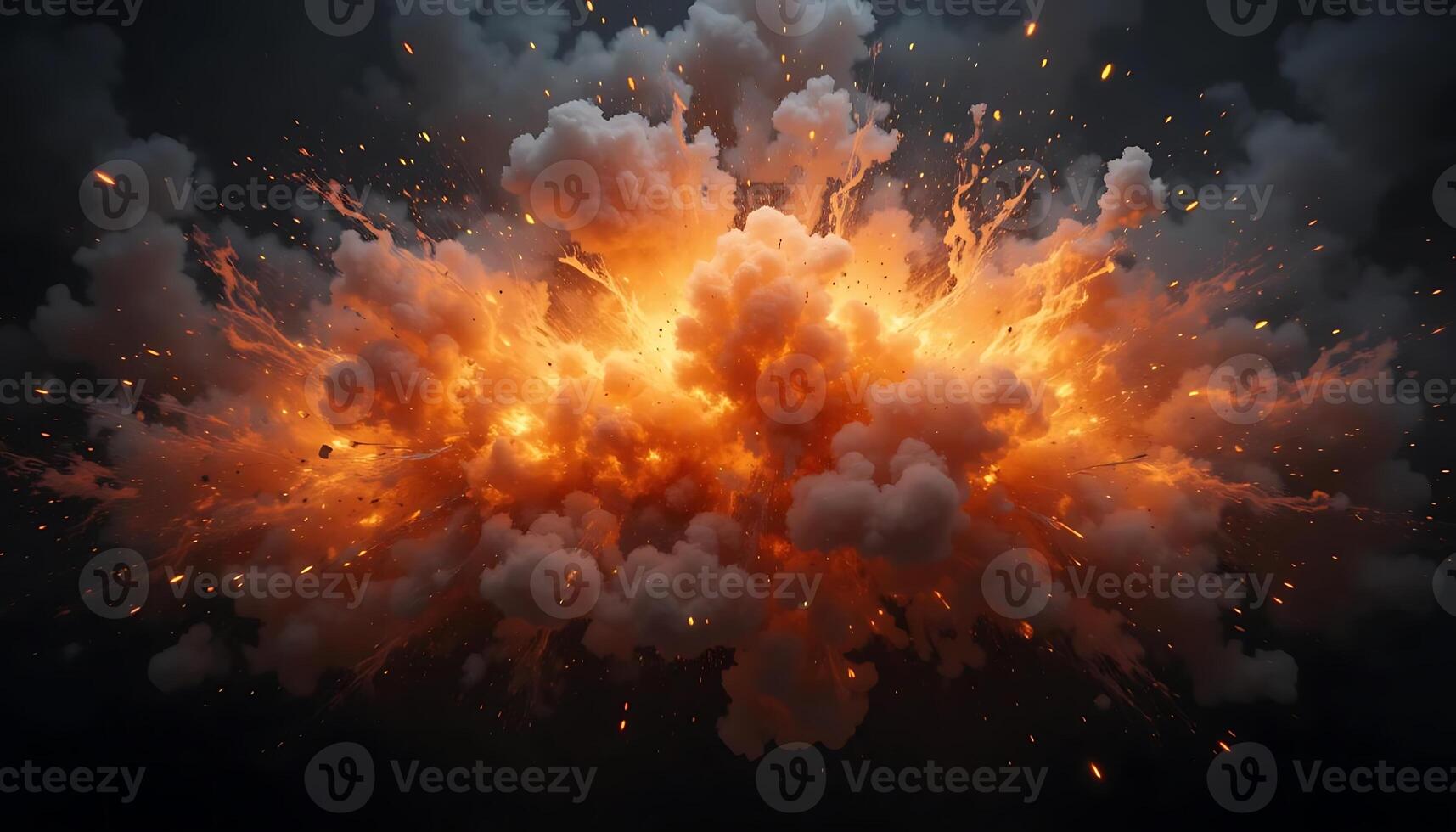 Fiery Flames Ablaze on an Isolated Canvas Ethereal Overlays for Illumination photo