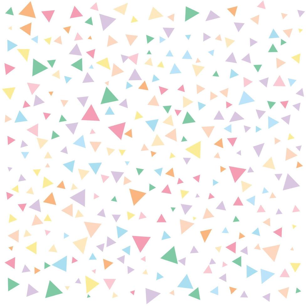 background of colored triangles on white background vector