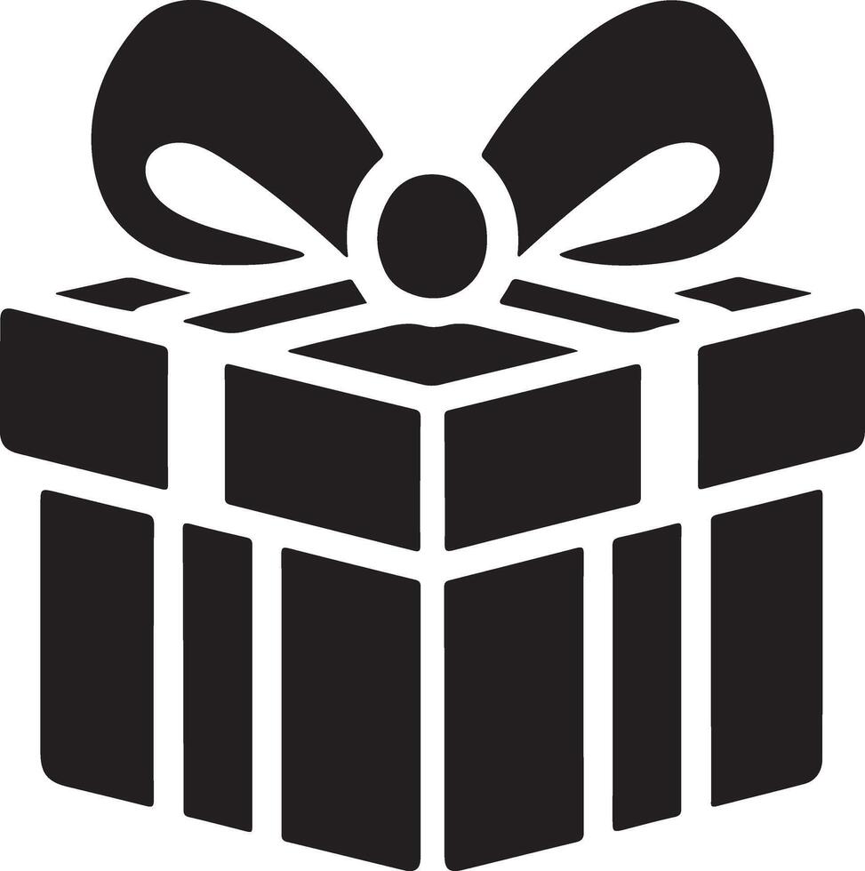 Silhouette Art, Gift Box Design vector