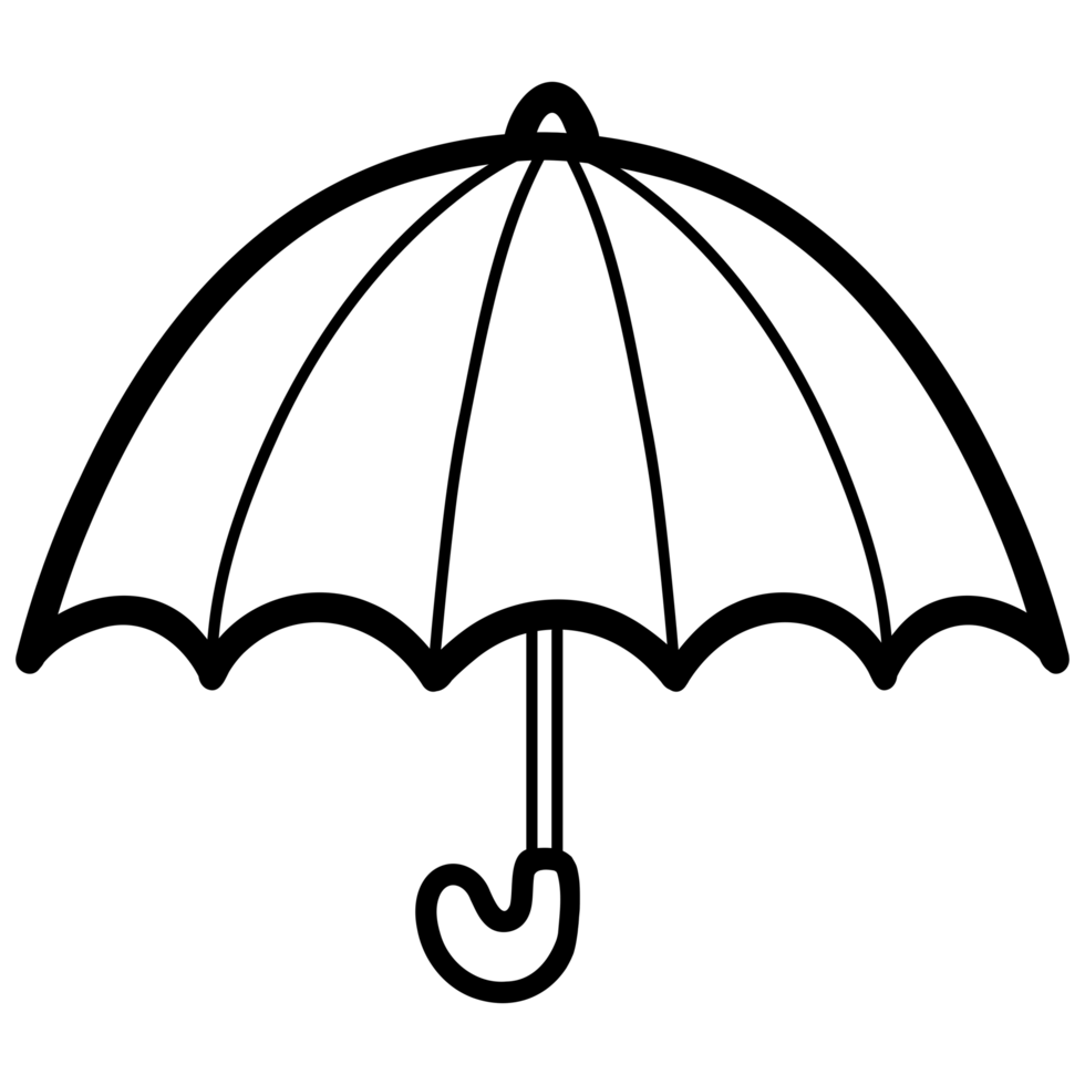 Umbrella cartoon doodle png