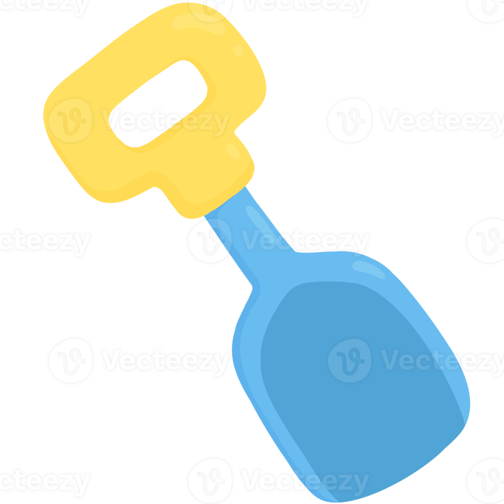 Blue sand scoop png