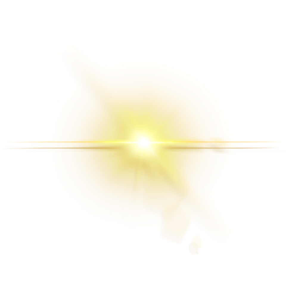 Golden starlight illustration png