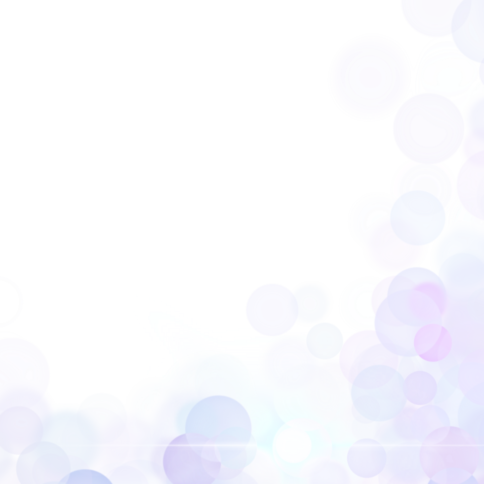 Aesthetic bokeh illustration png