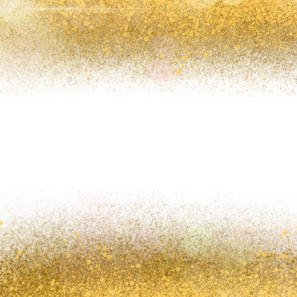 Golden dust frame png