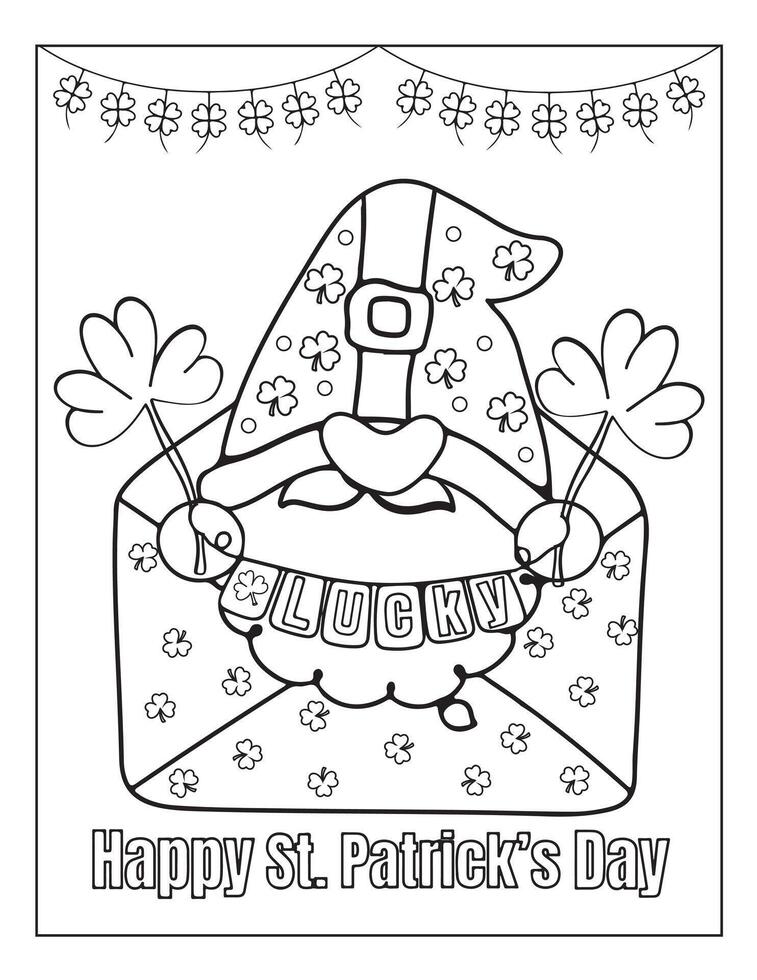 Happy St.patrick's lucky day vector