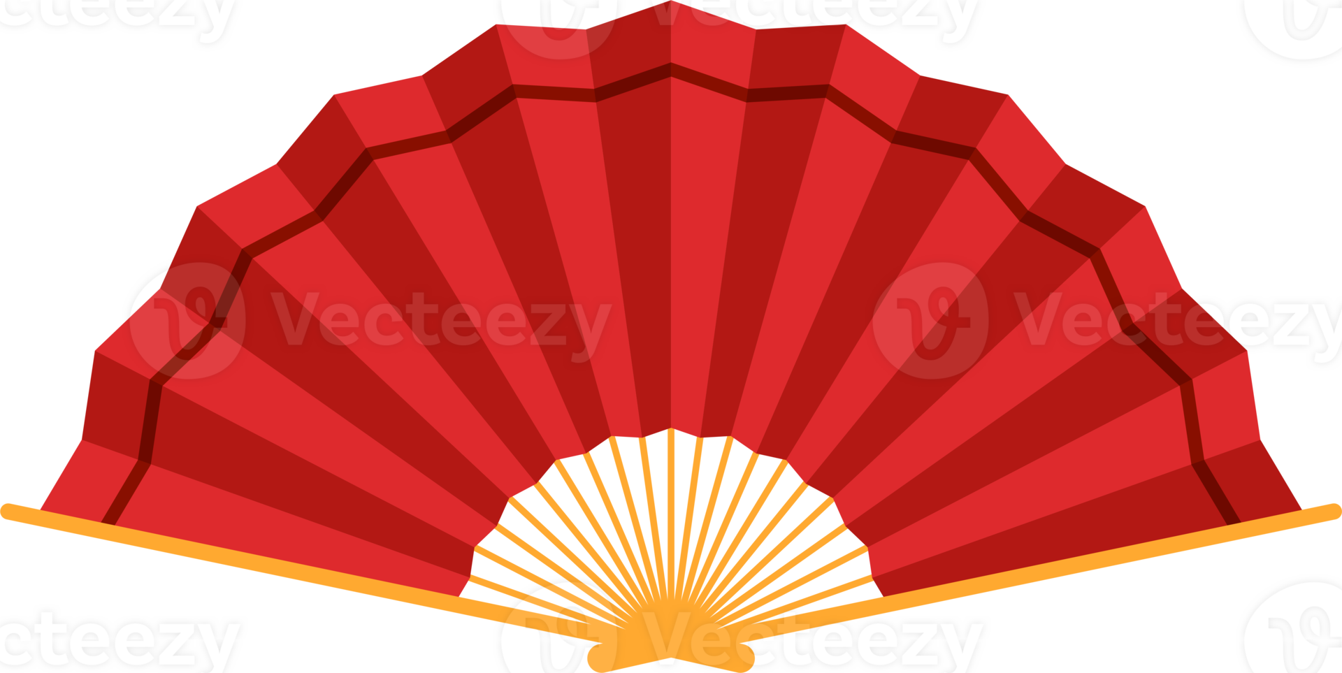 New Year Fan Illustration, Chinese New Year Collection png