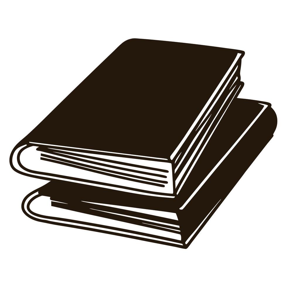 book icon on a white background. vector