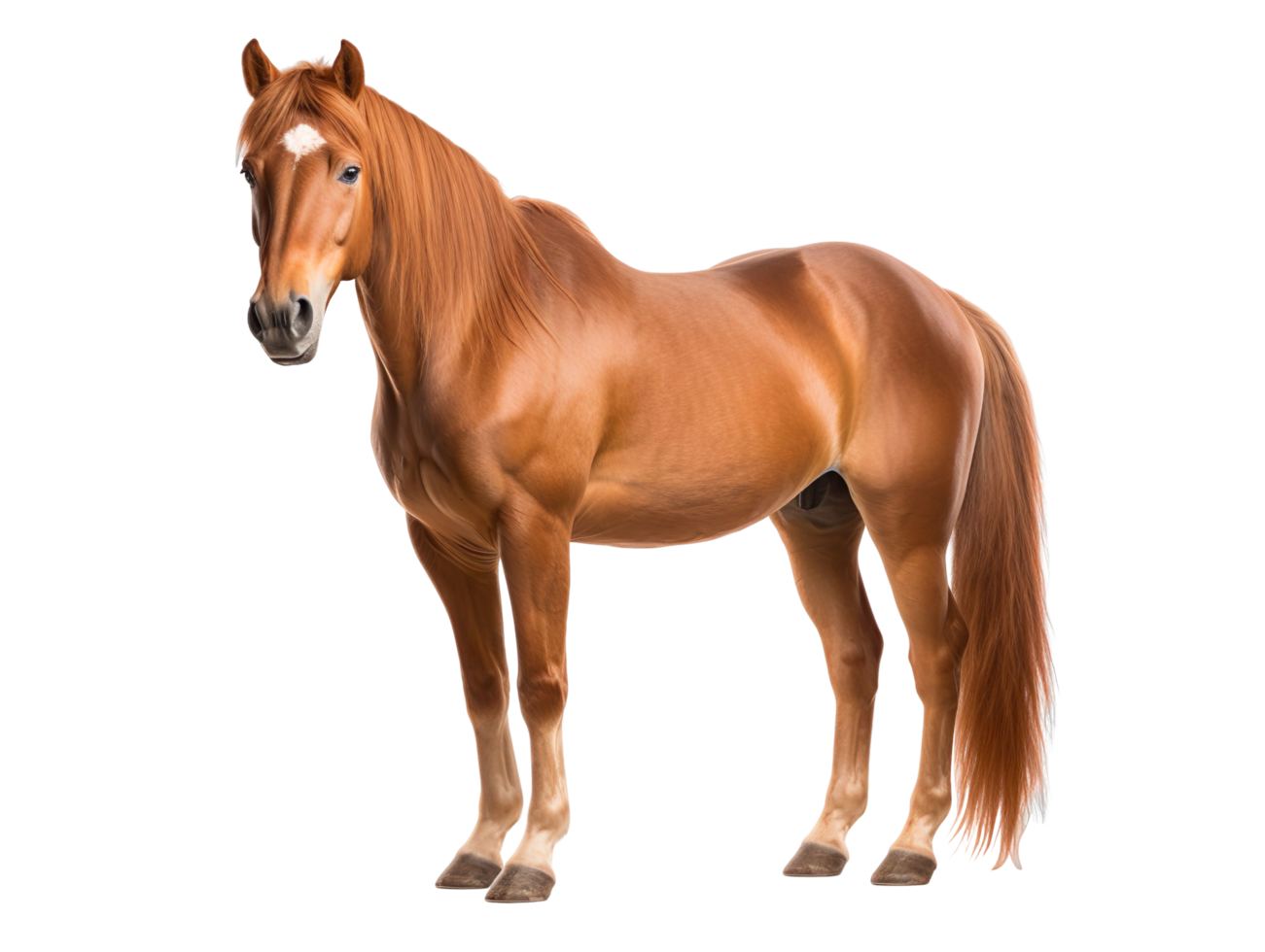 horse isolated on transparent background png