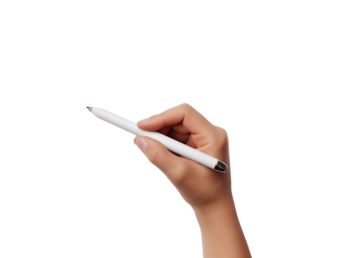hand holding a pen isolated on transparent background png