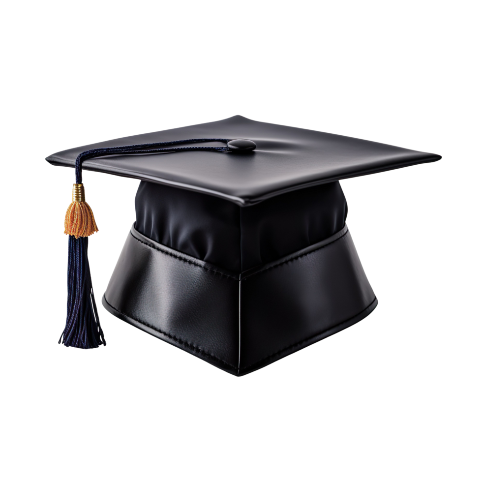 Graduation cap isolated on transparent background png