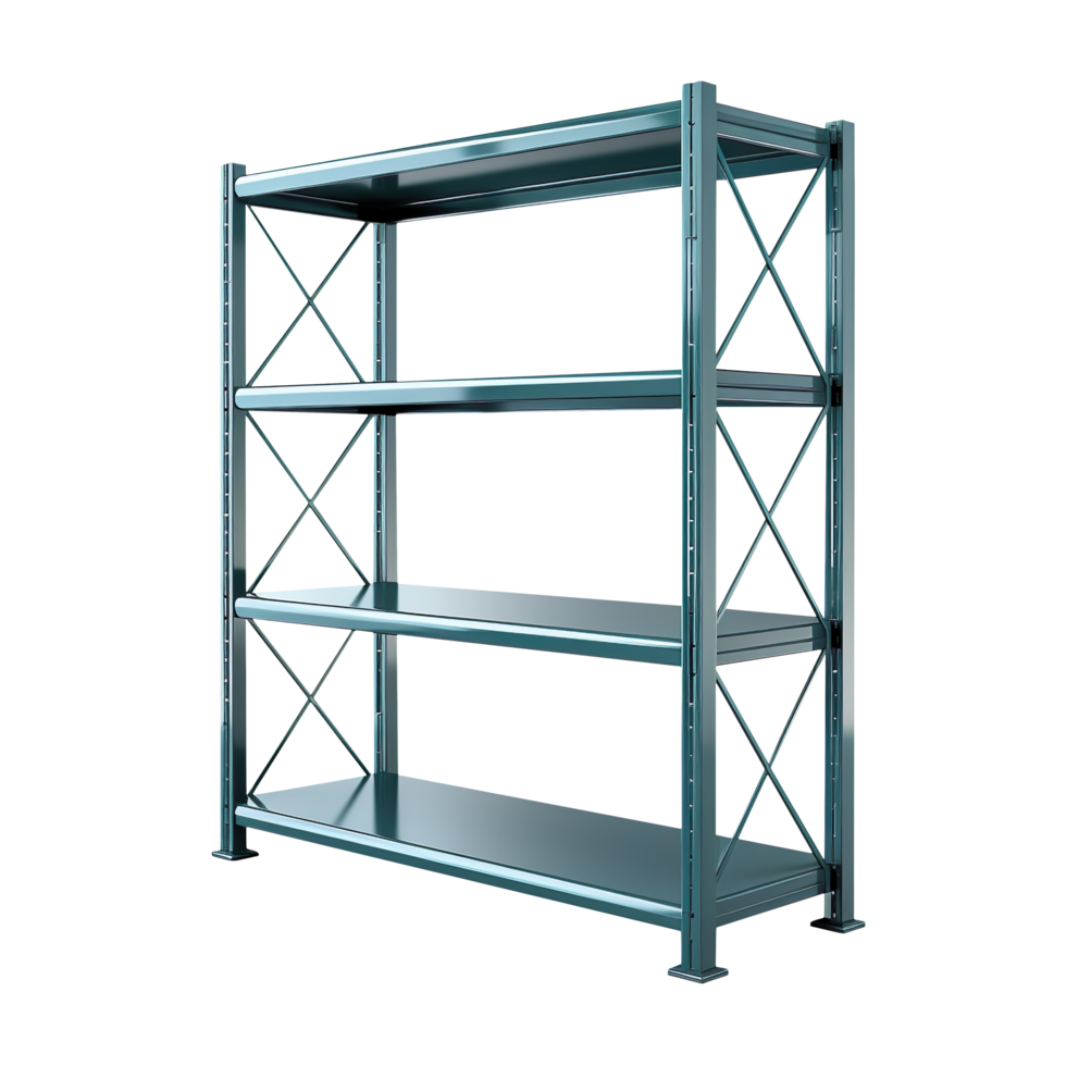 Metal Shelf on transparent background png