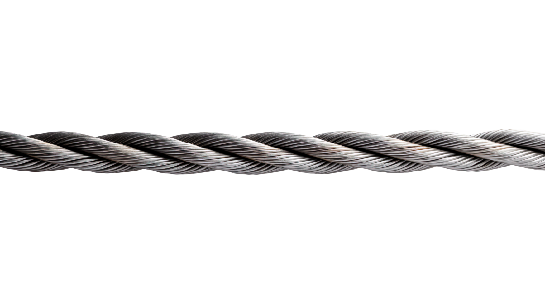 Wire rope isolated on transparent background png