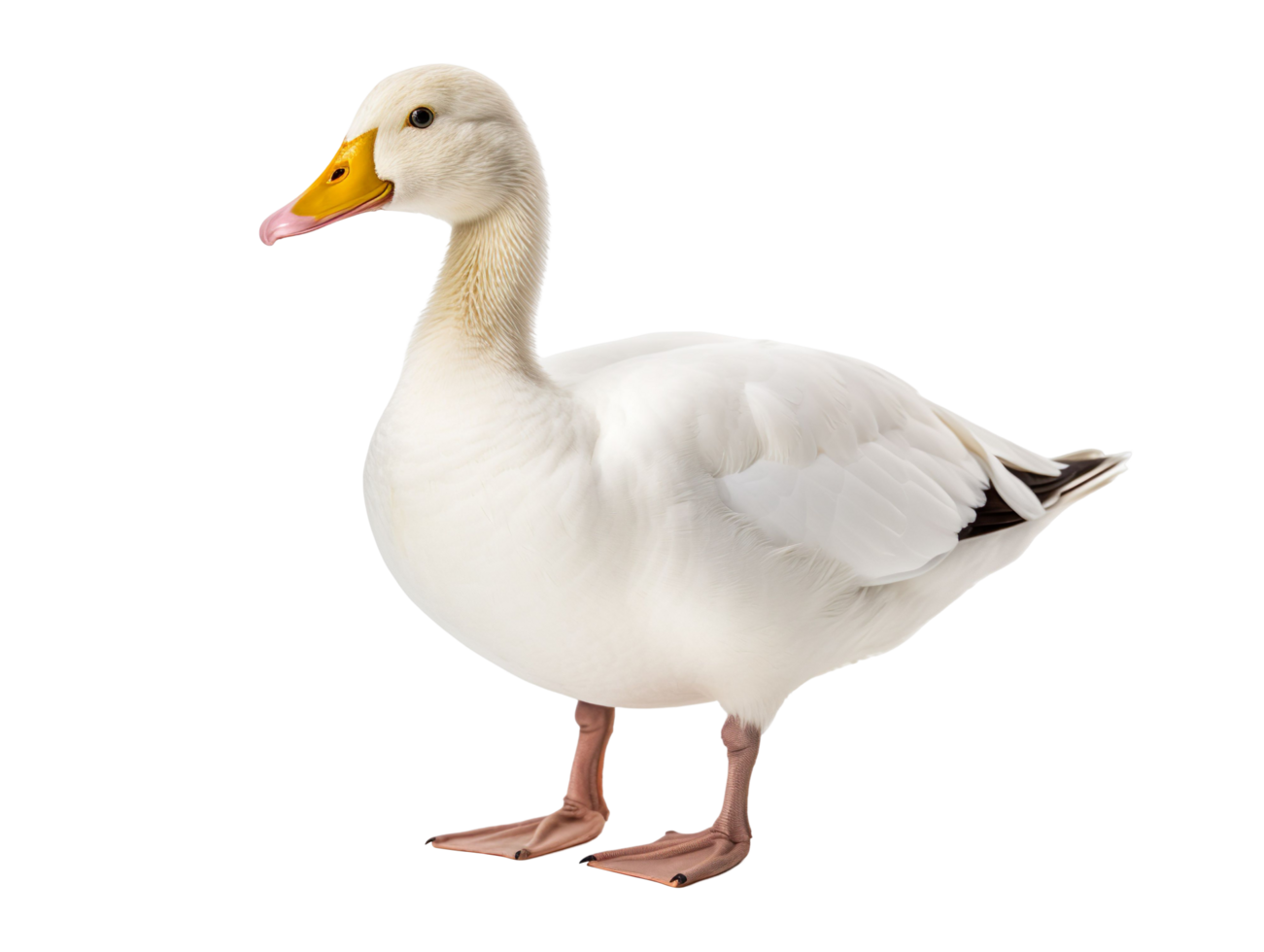 white duck isolated on transparent background png
