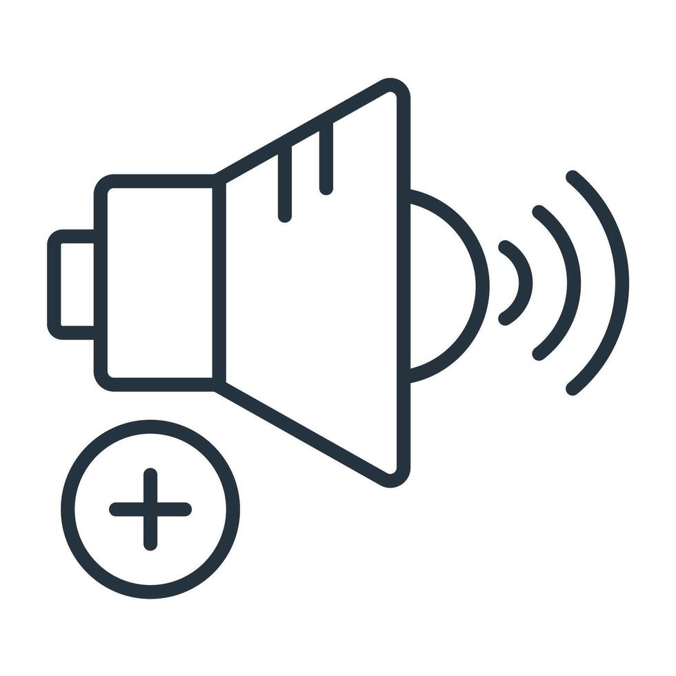volume up icons symbol modern with elements for infographic web vector