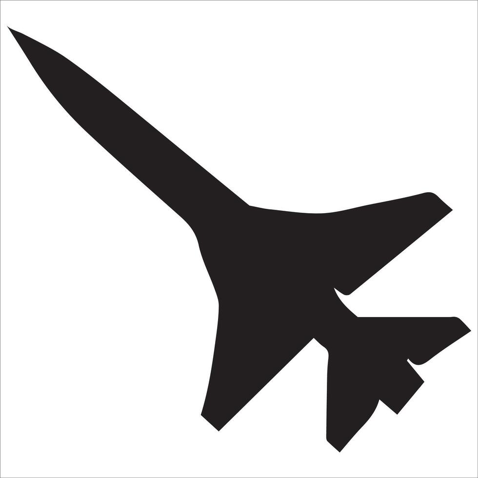 Flight Path of Missiles Silhouettes vector