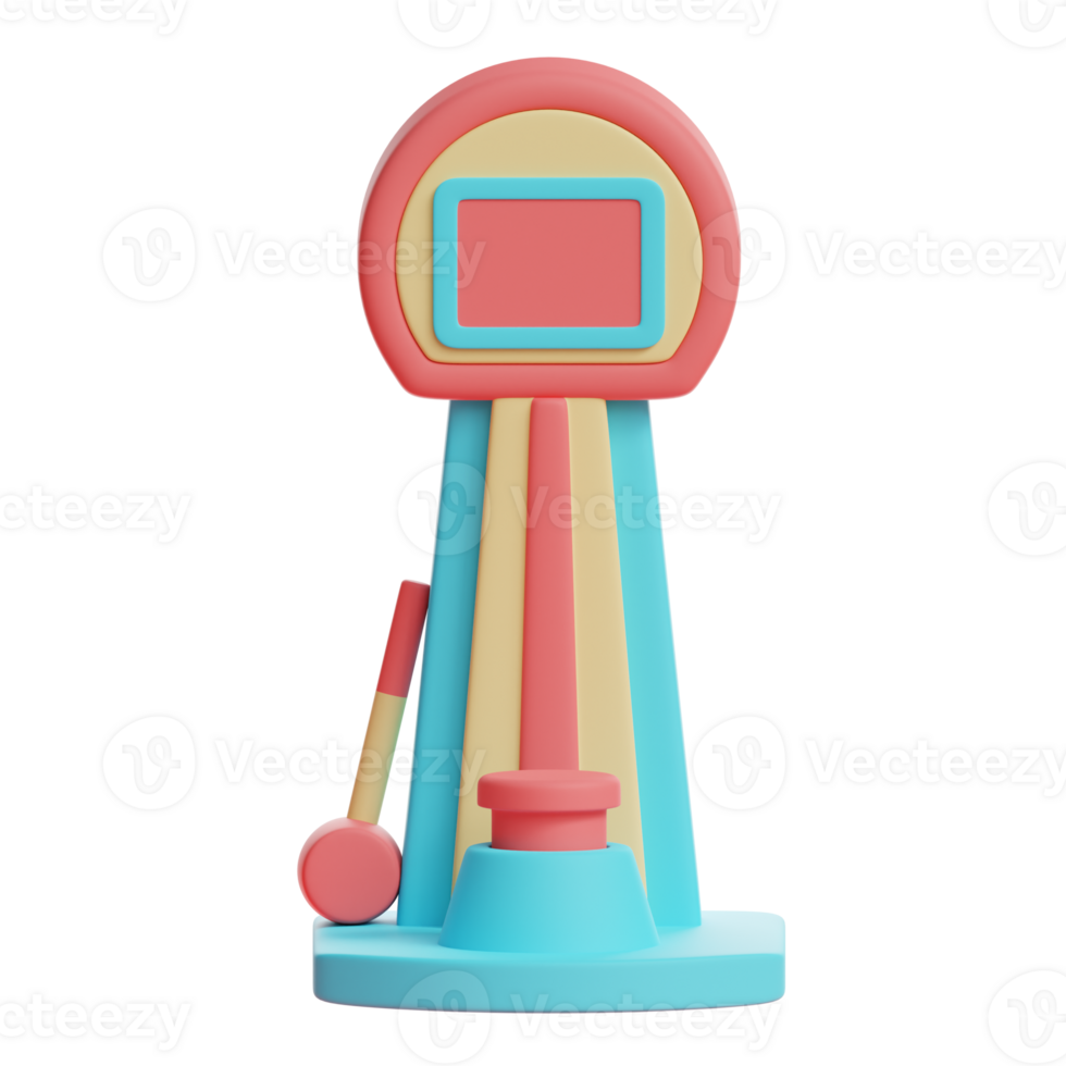 3d hammer game circus icon png