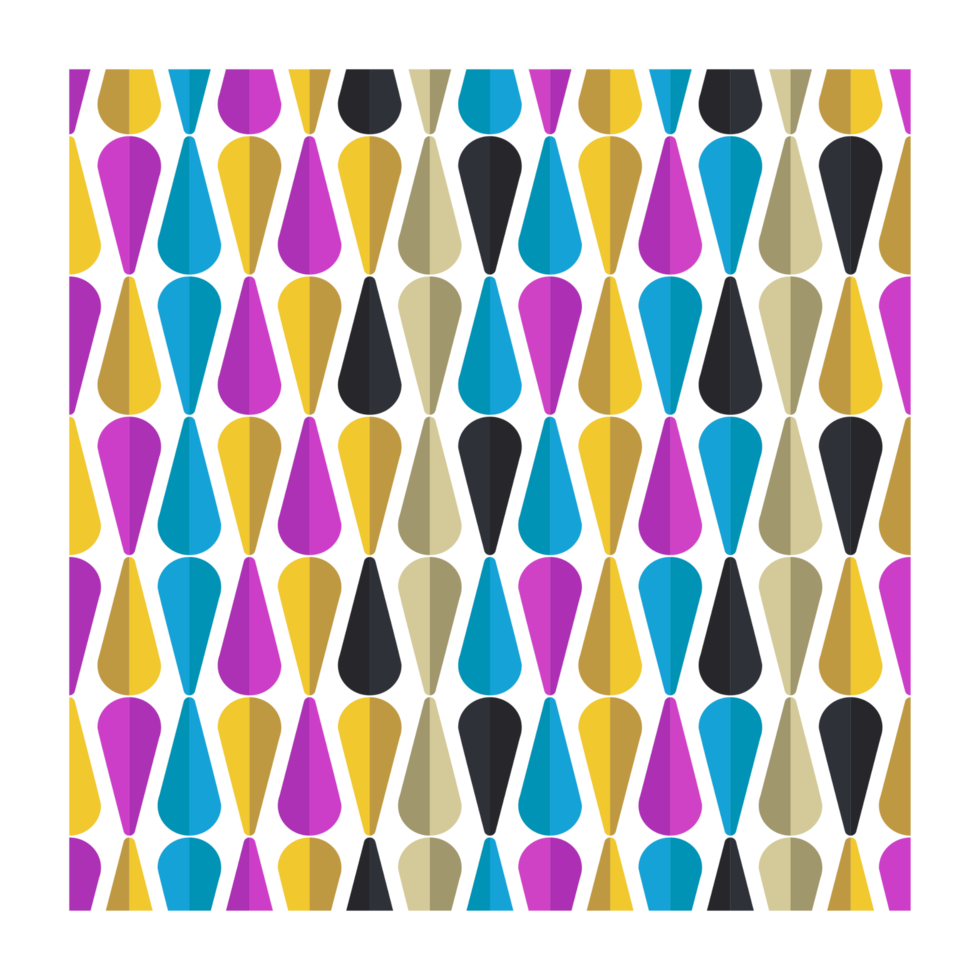 A colorful pattern with black and yellow shapes png