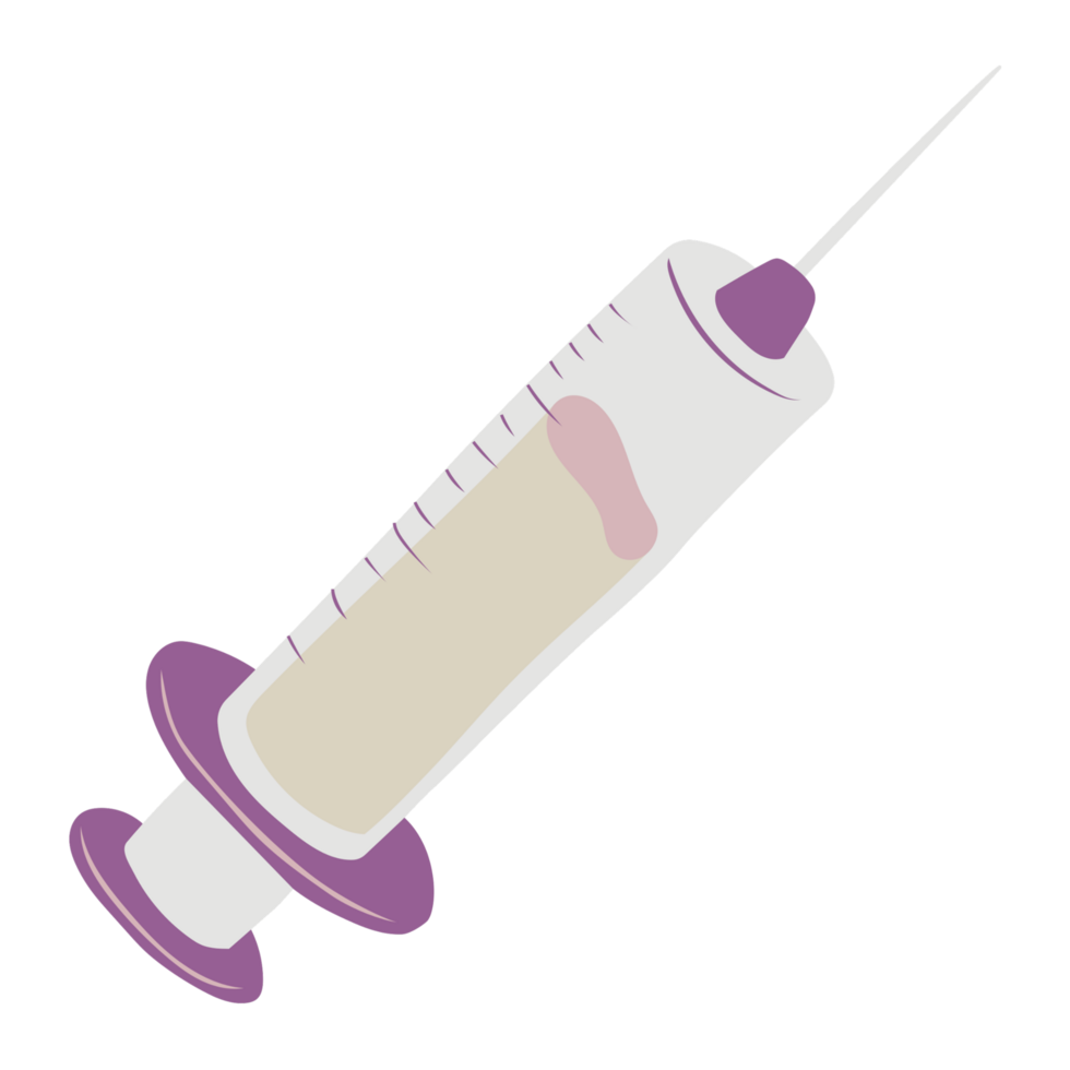 A syringe with a needle png