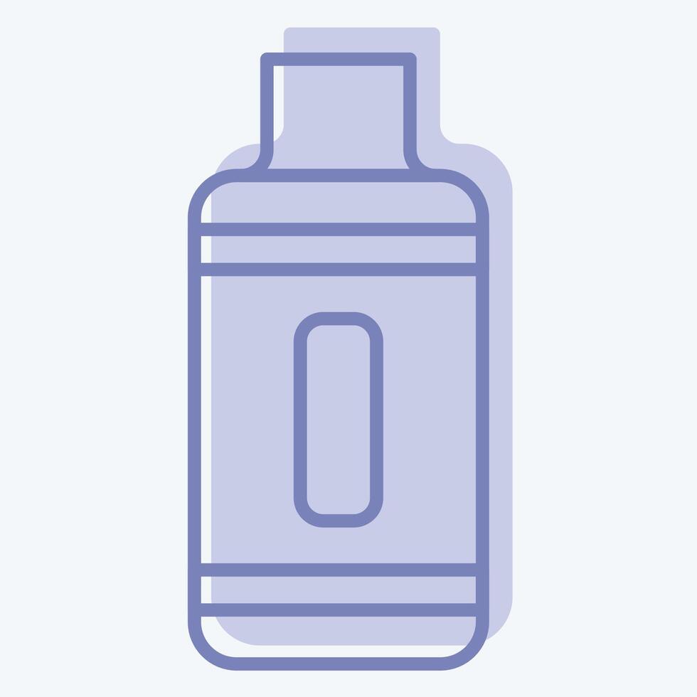 Icon Vape. related to Vape symbol. two tone style. design editable vector