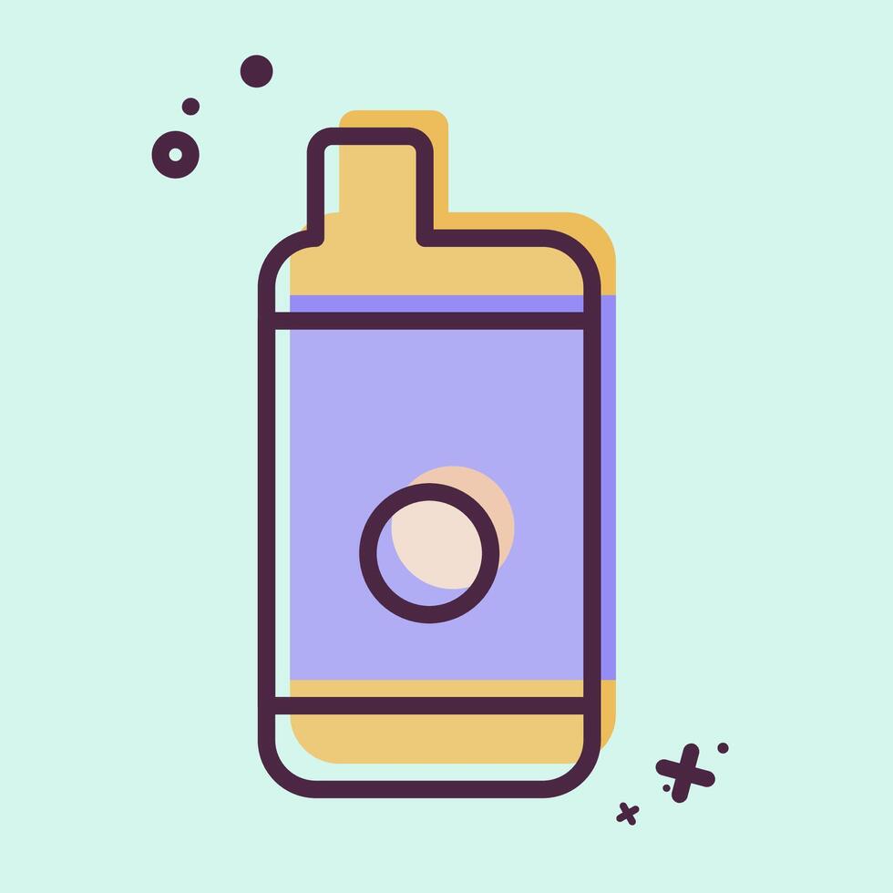 Icon Disposable Vape. related to Vape symbol. MBE style. design editable vector