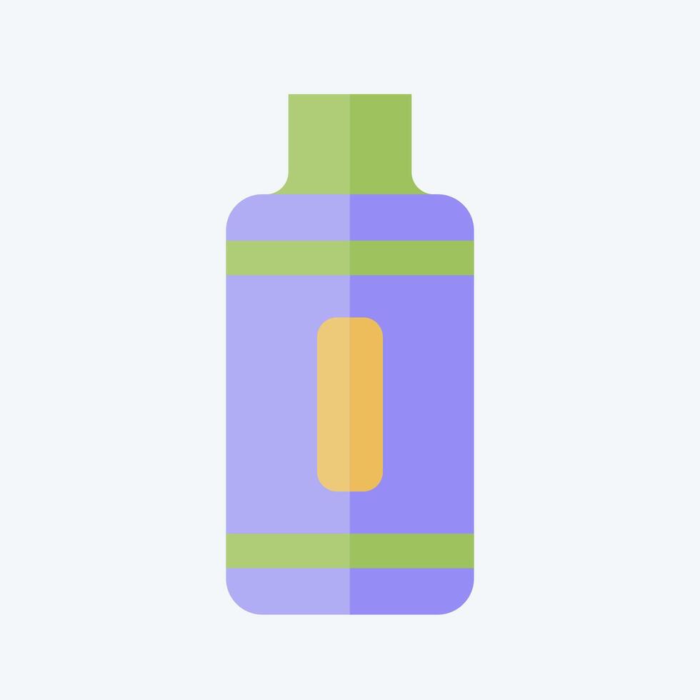 Icon Vape. related to Vape symbol. flat style. design editable vector