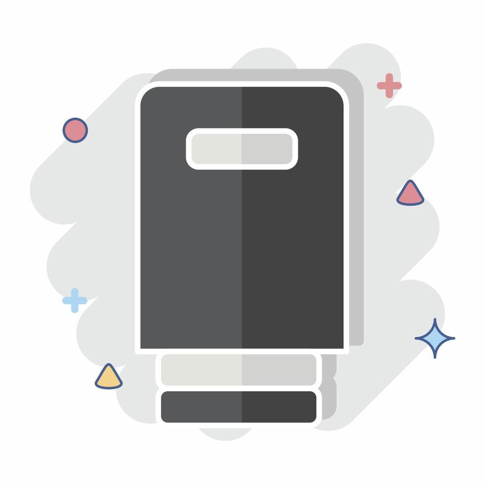 Icon Drip. related to Vape symbol. comic style. design editable vector