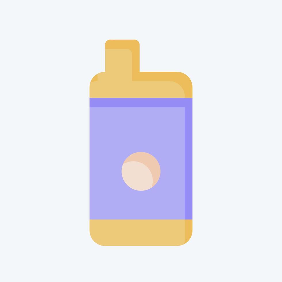 Icon Disposable Vape. related to Vape symbol. flat style. design editable vector