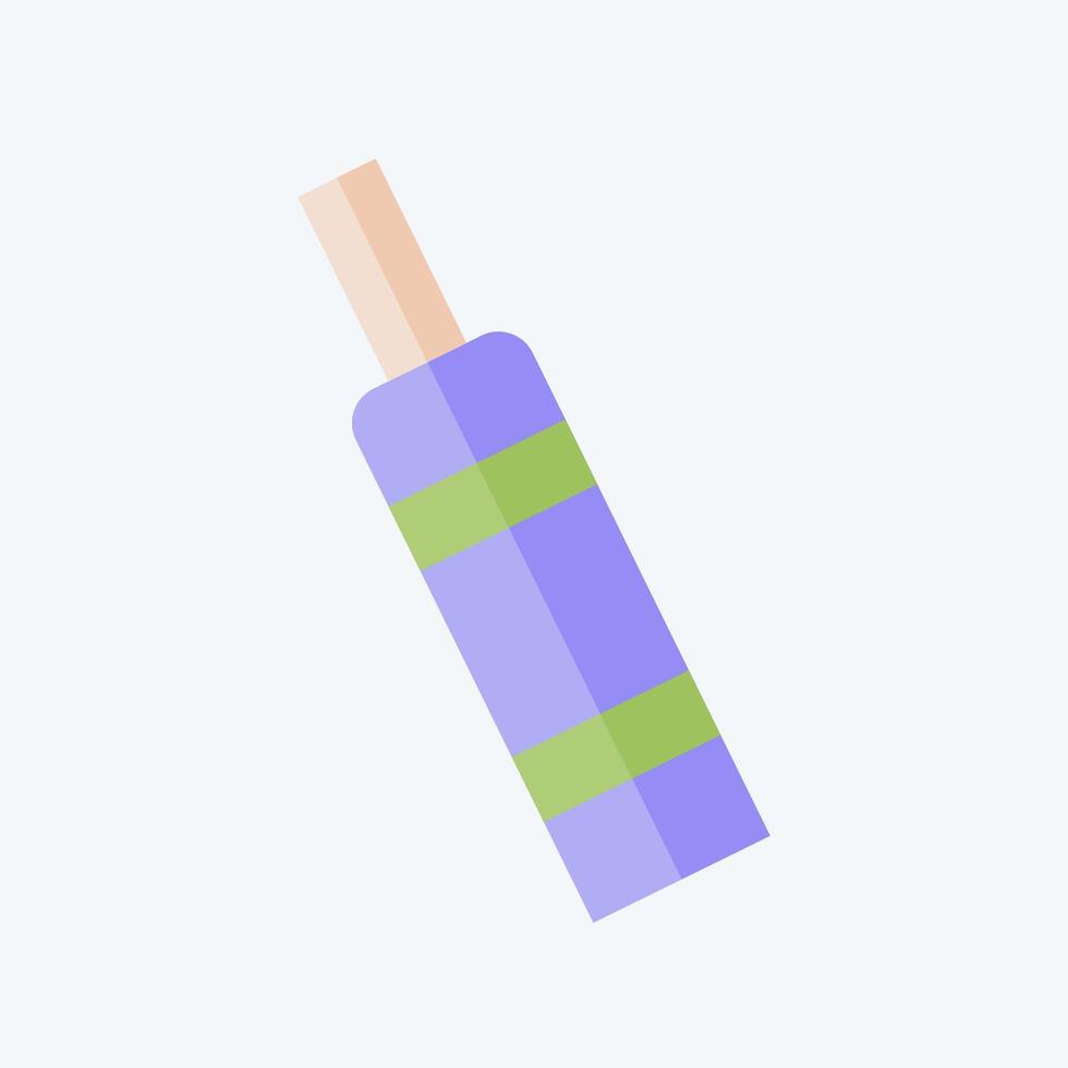 Icon CBD. related to Vape symbol. flat style. design editable 1 vector
