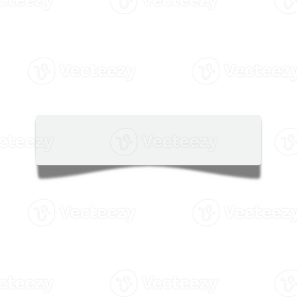 Neumorphic Rectangle Button png