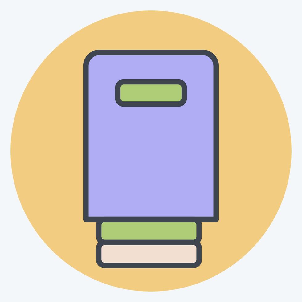 Icon Drip. related to Vape symbol. color mate style. design editable vector