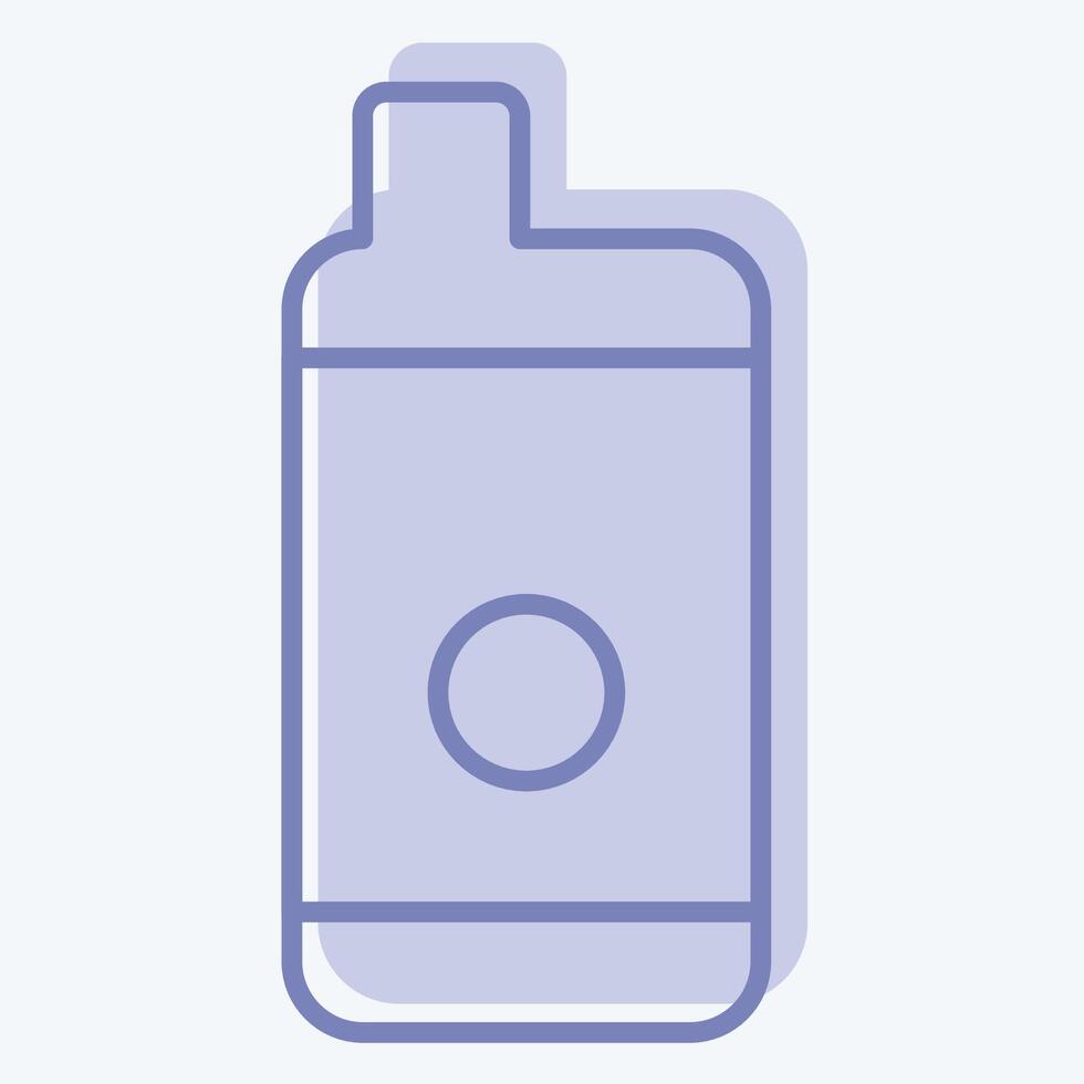 Icon Disposable Vape. related to Vape symbol. two tone style. design editable vector