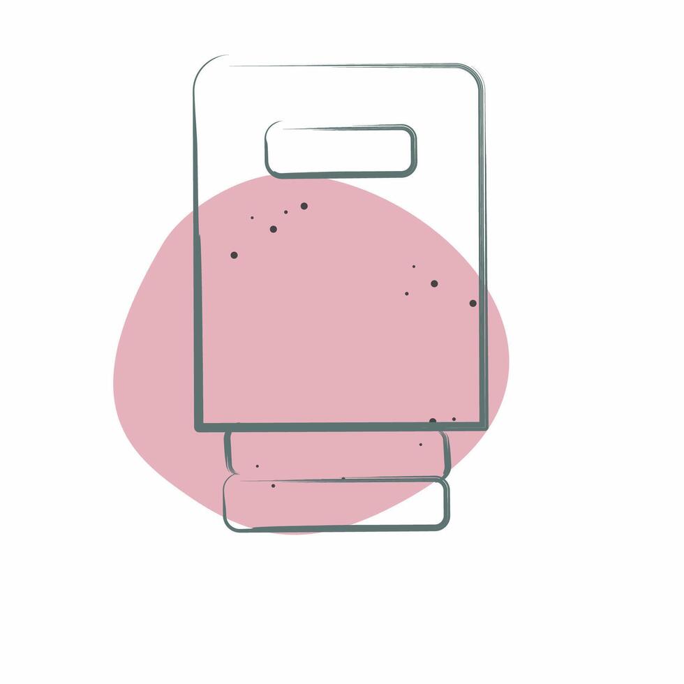 Icon Drip. related to Vape symbol. Color Spot Style. design editable vector