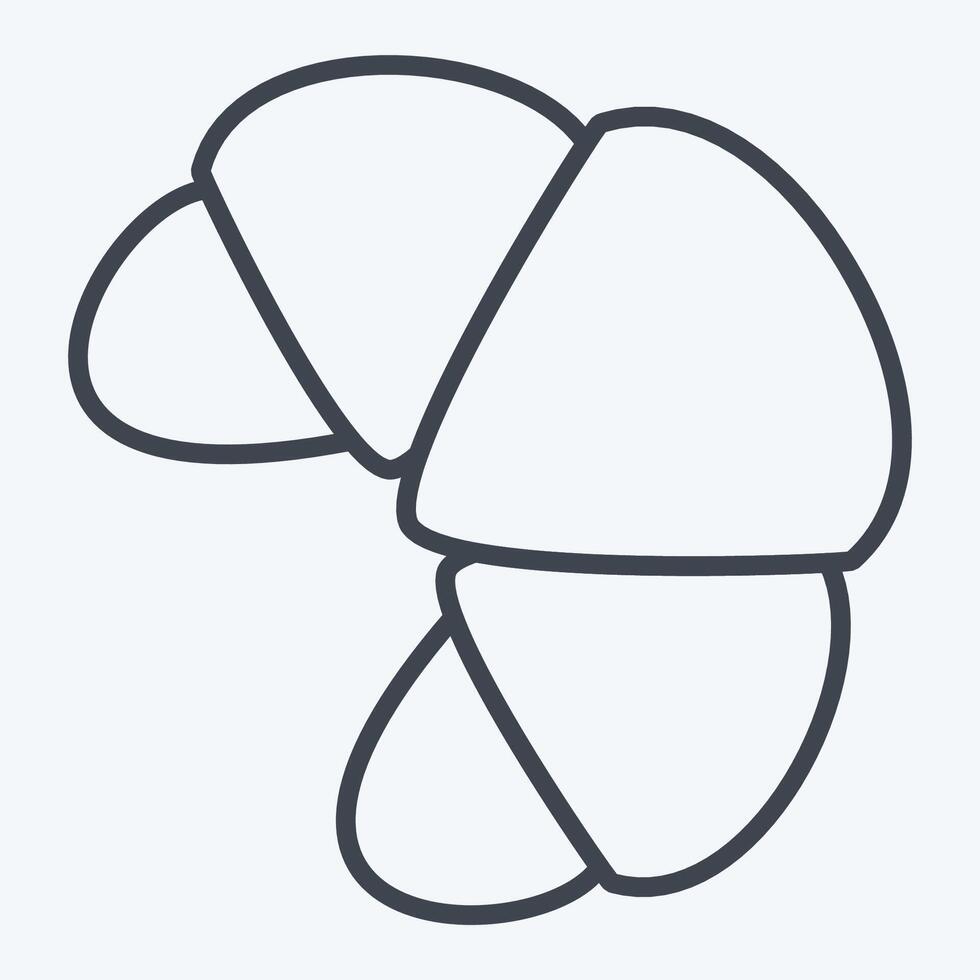 Icon Bakery. related to Restaurant symbol. line style. design editable vector