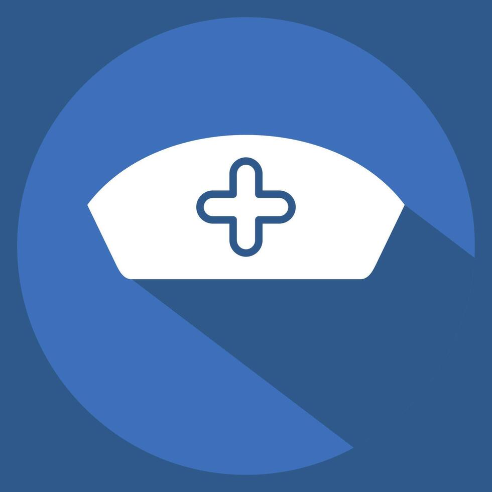 Icon Help. related to Retirement symbol. long shadow style. design editable vector