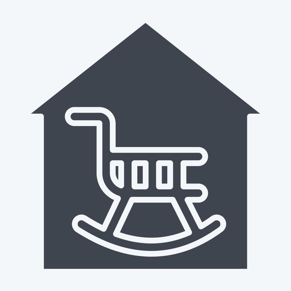 Icon Retirement. related to Retirement symbol. glyph style. design editable vector