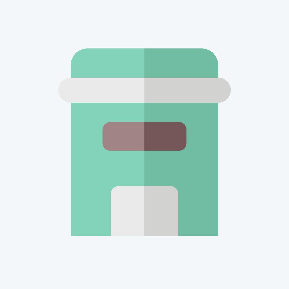 Icon Apartment. related to Retirement symbol. flat style. design editable vector