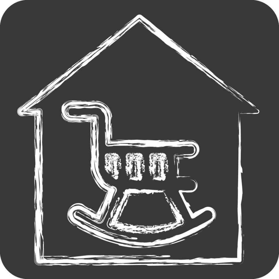 Icon Retirement. related to Retirement symbol. chalk Style. design editable vector