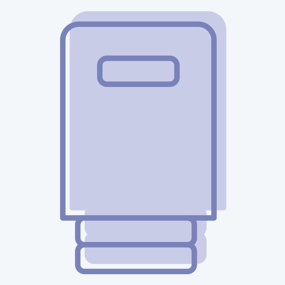 Icon Drip. related to Vape symbol. two tone style. design editable vector
