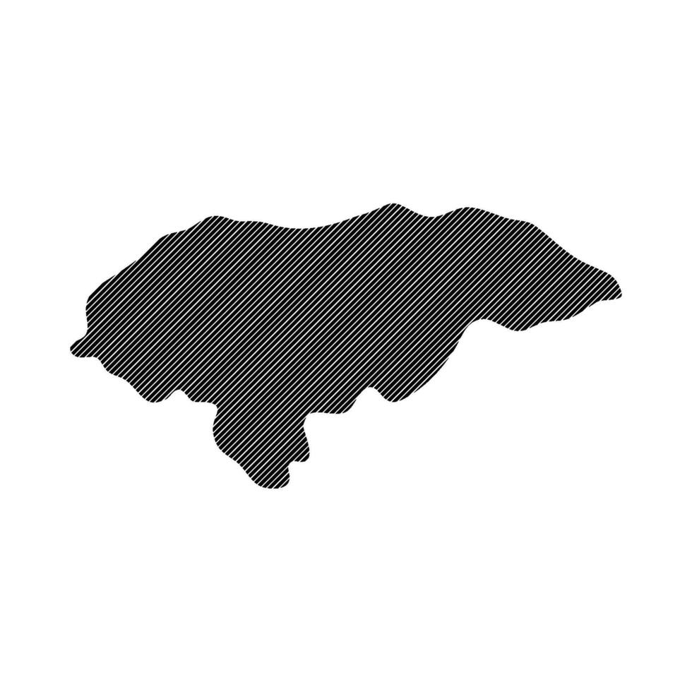 A black and white map of the island of guam vector