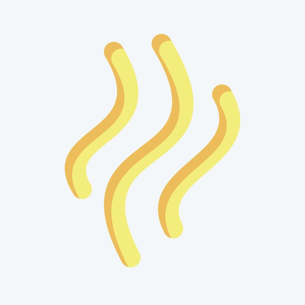 Icon Smoke. related to Smoking symbol. flat style. design editable vector