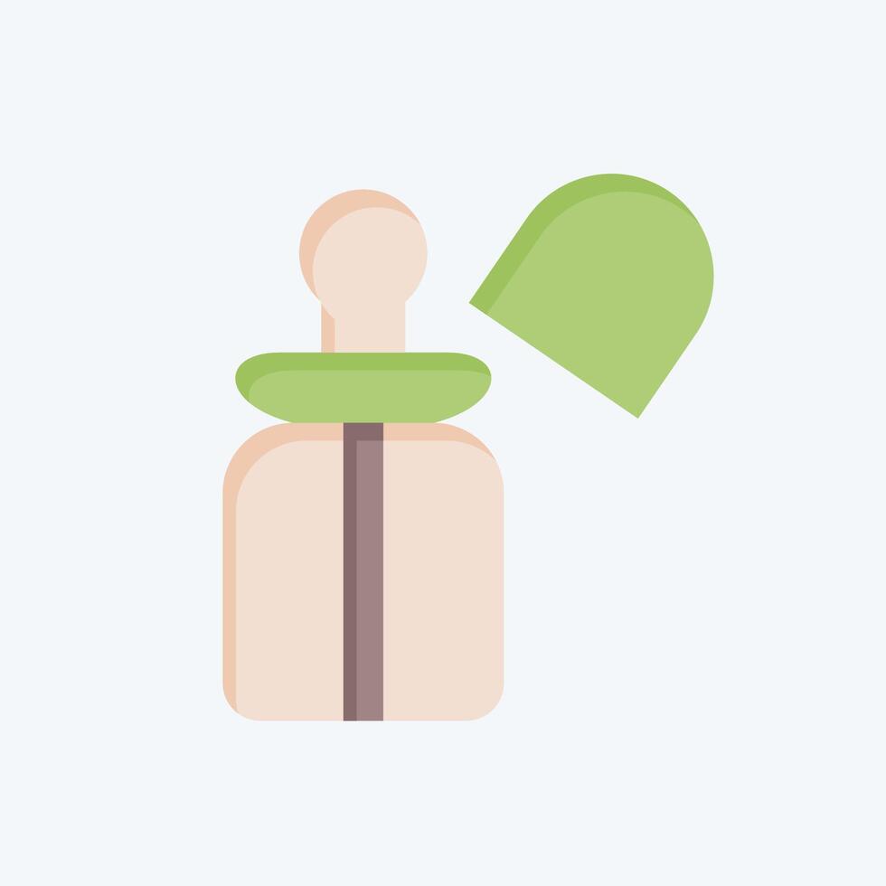 Icon Milk Bottles. related to Kindergarten symbol. flat style. design editable vector