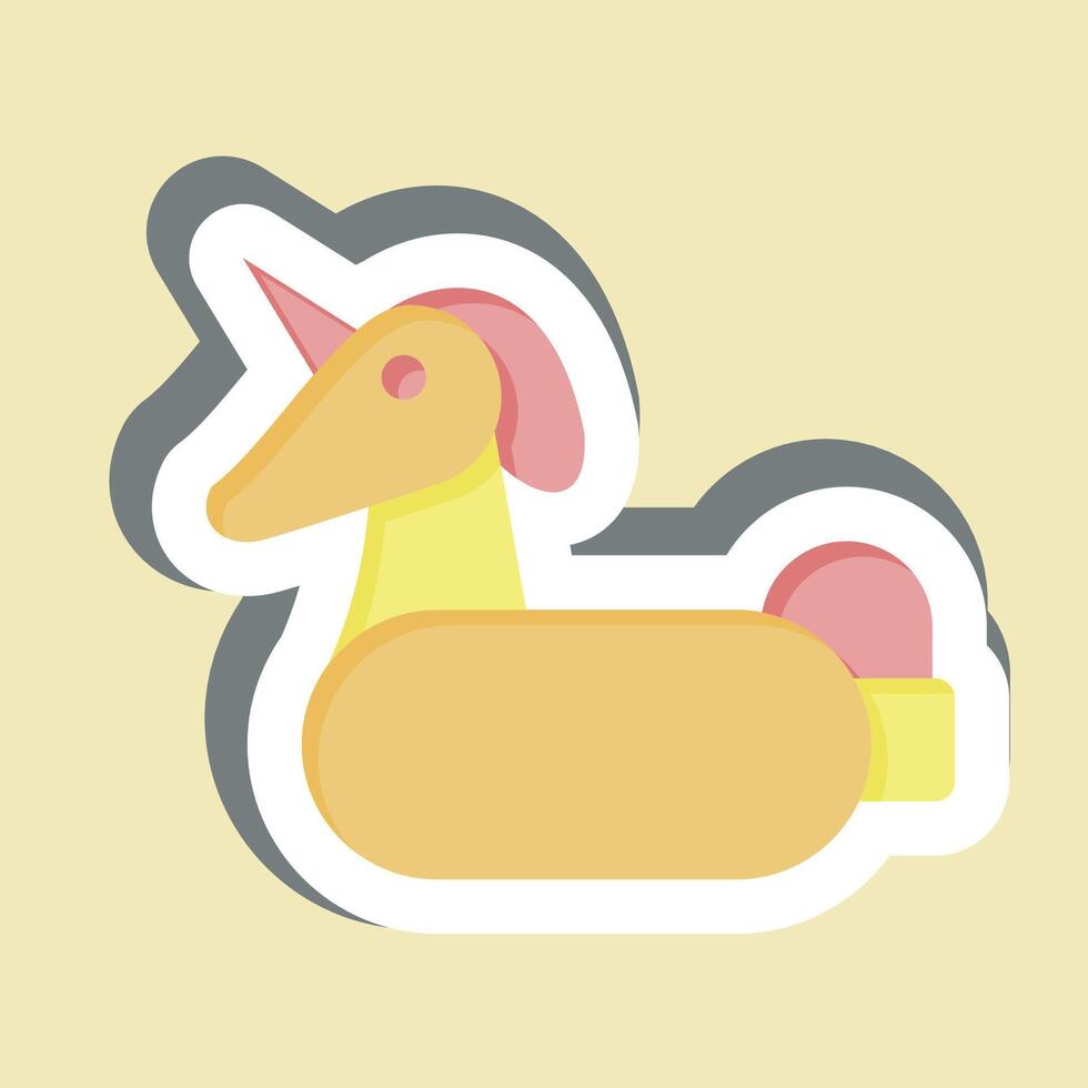 Sticker Life Saver. related to Summer symbol. design editable vector