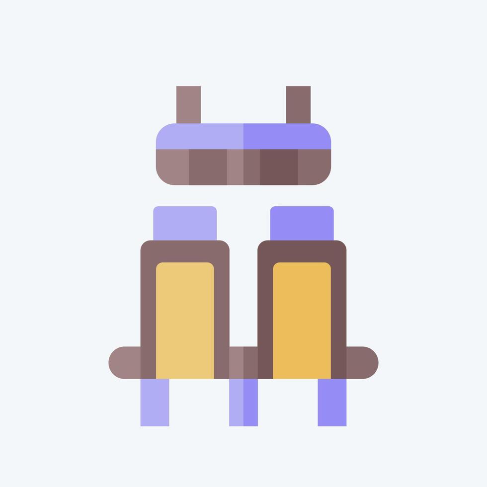 Icon Terminal Builder. related to Travel symbol. flat style. design editable vector