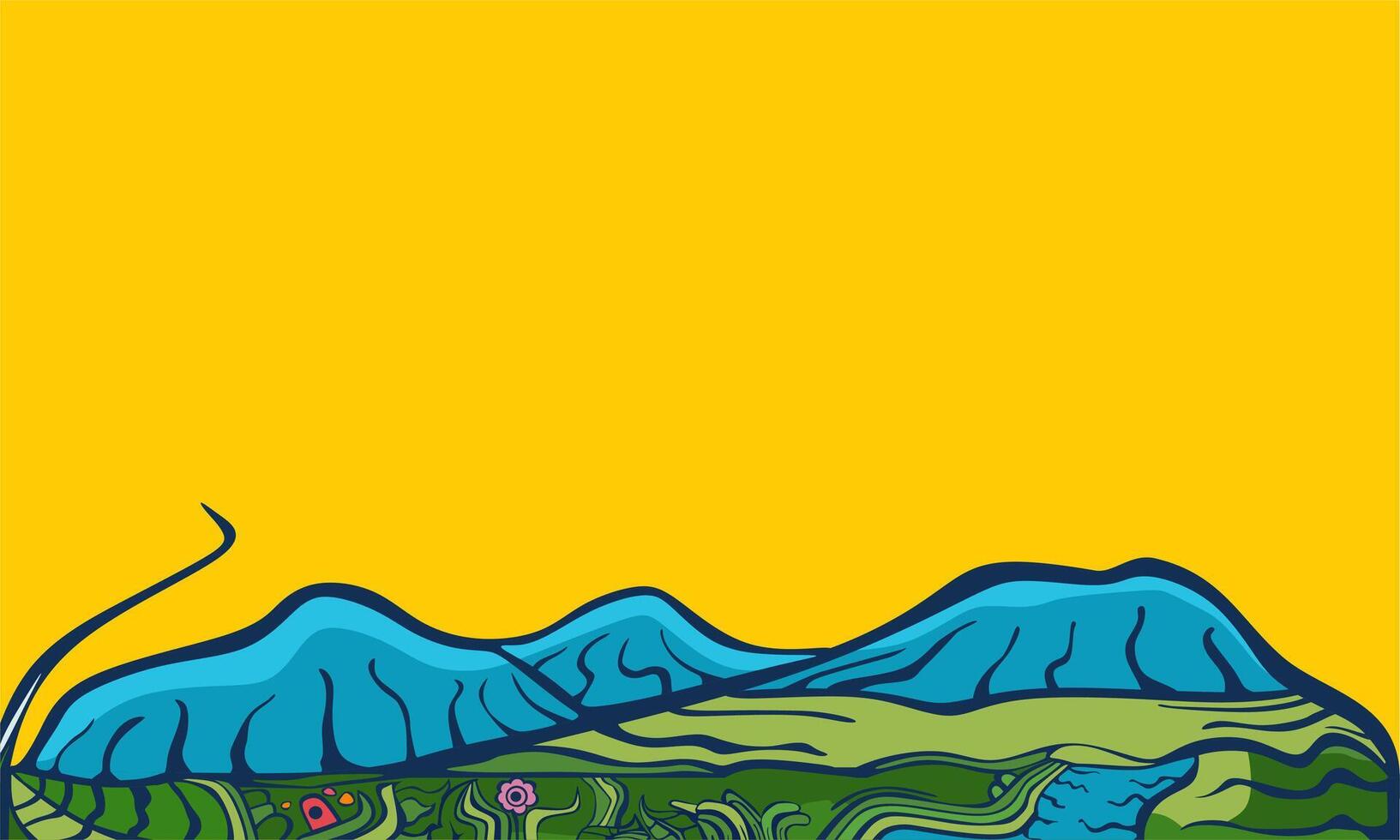 yellow background or wallpaper vector