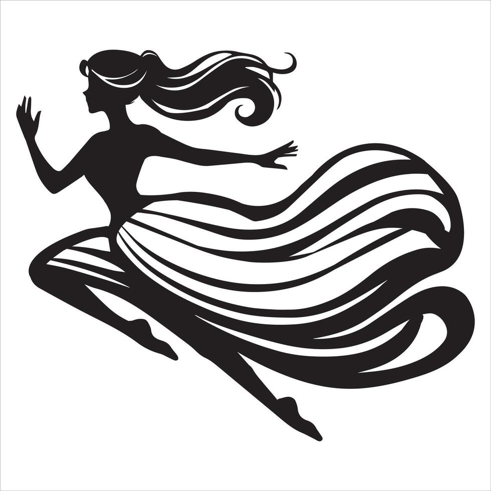 Whimsical Princess Design for Enchanting Creation vector