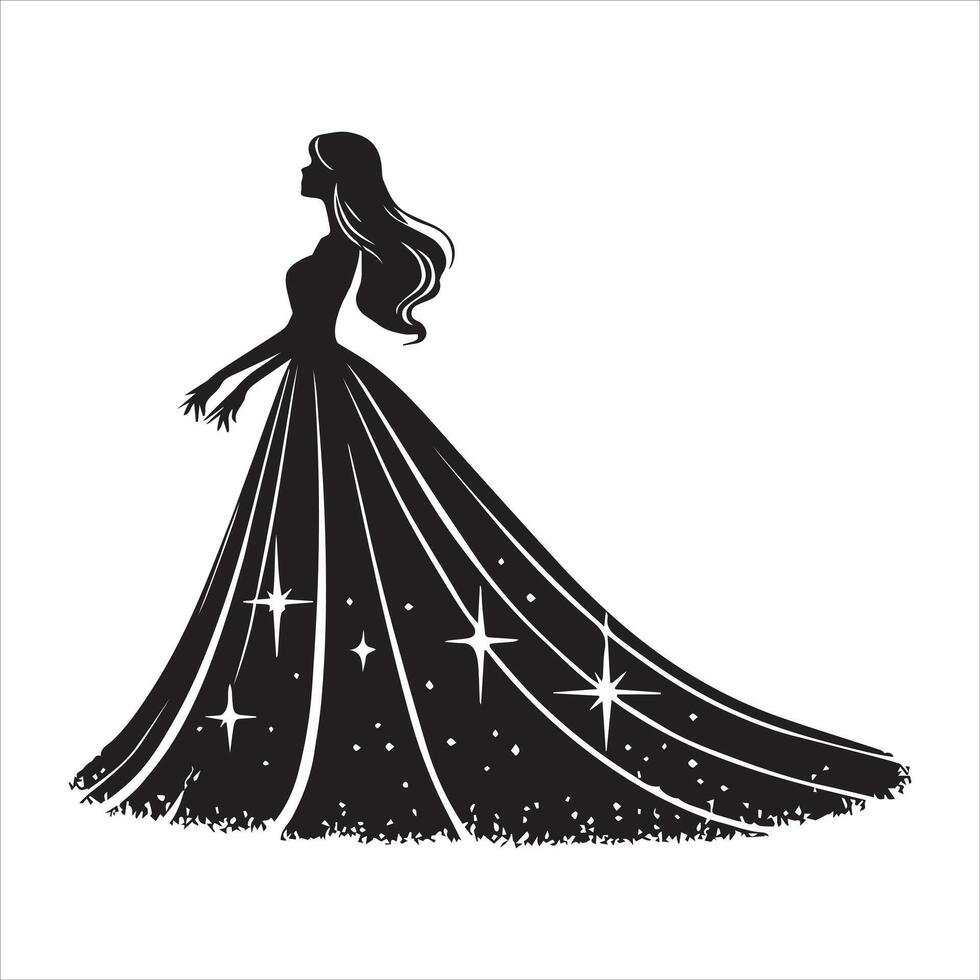 Playful Princess Design for Fun and Colorful Creation vector